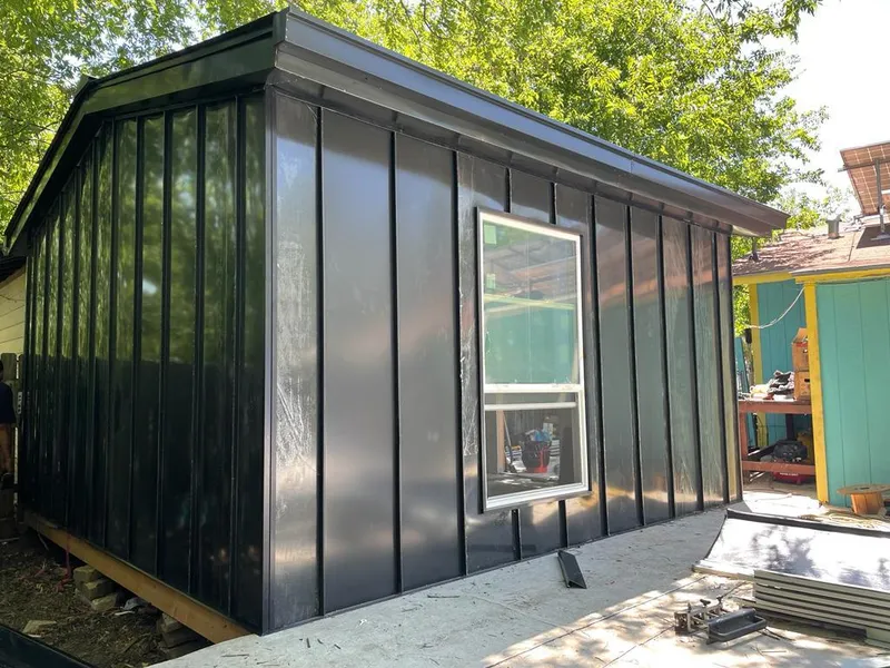 Black standing seam metal wall panels for Roof Inspection in Sebastopol
